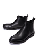 Men's Black Leather Chelsea Boots | Derimod Men's Black Leather Chelsea Boots | Derimod