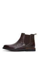 Men's Brown Leather Chelsea Boots | Derimod Men's Brown Leather Chelsea Boots | Derimod
