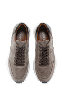 Men's Mink Leather Casual Sneaker | Derimod Men's Mink Leather Casual Sneaker | Derimod