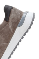 Men's Mink Leather Casual Sneaker | Derimod Men's Mink Leather Casual Sneaker | Derimod