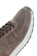 Men's Mink Leather Casual Sneaker | Derimod Men's Mink Leather Casual Sneaker | Derimod