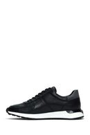 Erkek Siyah Deri Sneaker | Derimod Erkek Siyah Deri Sneaker | Derimod