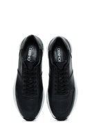 Erkek Siyah Deri Sneaker | Derimod Erkek Siyah Deri Sneaker | Derimod