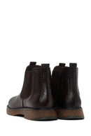 Men's Brown Leather Casual Chelsea Boots | Derimod Men's Brown Leather Casual Chelsea Boots | Derimod