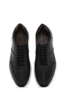 Erkek Siyah Deri Sneaker | Derimod Erkek Siyah Deri Sneaker | Derimod