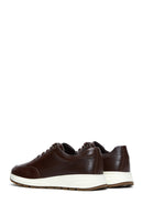 Erkek Kahverengi Deri Sneaker | Derimod Erkek Kahverengi Deri Sneaker | Derimod