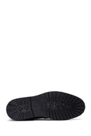 Men's Black Leather Zippered Casual Boots | Derimod Men's Black Leather Zippered Casual Boots | Derimod