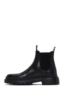 Men's Black Leather Casual Chelsea Boots | Derimod Men's Black Leather Casual Chelsea Boots | Derimod