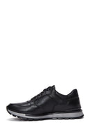 Erkek Siyah Deri Sneaker | Derimod Erkek Siyah Deri Sneaker | Derimod