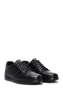 Erkek Siyah Deri Casual Sneaker | Derimod Erkek Siyah Deri Casual Sneaker | Derimod