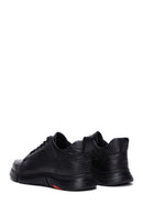 Erkek Siyah Deri Casual Sneaker | Derimod Erkek Siyah Deri Casual Sneaker | Derimod
