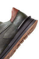 Erkek Yeşil Deri Sneaker | Derimod Erkek Yeşil Deri Sneaker | Derimod