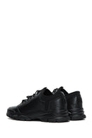 Men's Black Leather Casual Sneaker | Derimod Men's Black Leather Casual Sneaker | Derimod