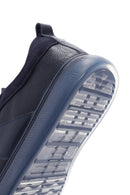 Erkek Lacivert Deri Sneaker | Derimod Erkek Lacivert Deri Sneaker | Derimod