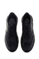 Erkek Siyah Deri Sneaker | Derimod Erkek Siyah Deri Sneaker | Derimod
