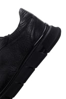 Erkek Siyah Deri Sneaker | Derimod Erkek Siyah Deri Sneaker | Derimod