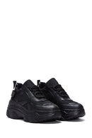 Women's Black Thick Soled Sneaker | Derimod Women's Black Thick Soled Sneaker | Derimod