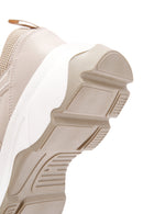 Women's Beige Thick Soled Sneaker | Derimod Women's Beige Thick Soled Sneaker | Derimod