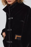Rosiere Women's Black Teddy Jacket | Derimod Rosiere Women's Black Teddy Jacket | Derimod