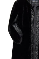 Afrodite Women's Black Teddy Coat | Derimod Afrodite Women's Black Teddy Coat | Derimod