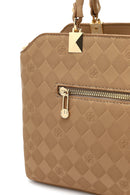 Women's Brown Long Strap Printed Sleeve Bag | Derimod Women's Brown Long Strap Printed Sleeve Bag | Derimod