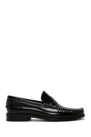 Men's Black Patent Leather Classic Loafer | Derimod Men's Black Patent Leather Classic Loafer | Derimod