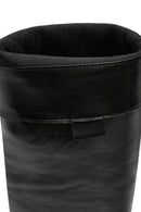 Women's Black Buckle Detailed Leather Boots | Derimod Women's Black Buckle Detailed Leather Boots | Derimod