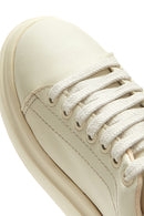 Women's Beige Thick Soled Sneaker | Derimod Women's Beige Thick Soled Sneaker | Derimod