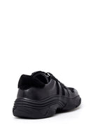Erkek Süet Detaylı Deri Sneaker | Derimod Erkek Süet Detaylı Deri Sneaker | Derimod