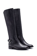 Women's Leather Buckle Detailed Boots | Derimod Women's Leather Buckle Detailed Boots | Derimod