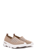 Derimod Zero Women's Beige Fabric Casual Sneakers | Derimod Derimod Zero Women's Beige Fabric Casual Sneakers | Derimod