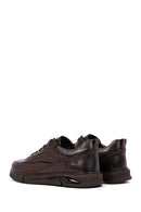Erkek Kahverengi Bağcıklı Deri Casual Sneaker | Derimod Erkek Kahverengi Bağcıklı Deri Casual Sneaker | Derimod