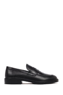 Men's Black Leather Casual Loafer | Derimod Men's Black Leather Casual Loafer | Derimod