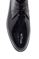 Men's Black Leather Patent Leather Classic Shoes | Derimod Men's Black Leather Patent Leather Classic Shoes | Derimod