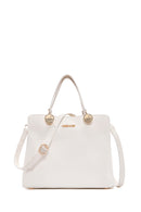 Women's White Long Strap Shoulder Bag | Derimod Women's White Long Strap Shoulder Bag | Derimod