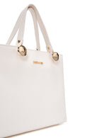 Women's White Long Strap Shoulder Bag | Derimod Women's White Long Strap Shoulder Bag | Derimod