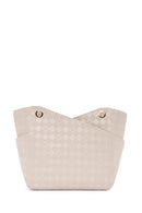 Women's Cream Shoulder Bag | Derimod Women's Cream Shoulder Bag | Derimod
