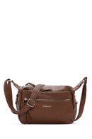 Women's Tan Long Strap Crossbody Bag | Derimod Women's Tan Long Strap Crossbody Bag | Derimod