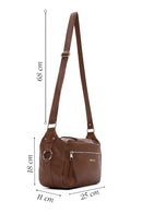 Women's Tan Long Strap Crossbody Bag | Derimod Women's Tan Long Strap Crossbody Bag | Derimod