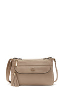 Women's Beige Long Strap Crossbody Bag | Derimod Women's Beige Long Strap Crossbody Bag | Derimod