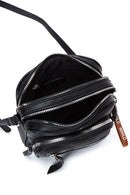 Women's Black Long Strap Crossbody Bag | Derimod Women's Black Long Strap Crossbody Bag | Derimod