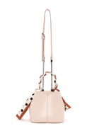 Women's Beige Long Strap Crossbody Bag with Accessory Detail | Derimod Women's Beige Long Strap Crossbody Bag with Accessory Detail | Derimod