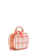 Women's Orange Long Strap Printed Crossbody Bag | Derimod Women's Orange Long Strap Printed Crossbody Bag | Derimod