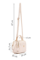 Women's Beige Long Strap Crossbody Bag | Derimod Women's Beige Long Strap Crossbody Bag | Derimod