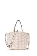 Women's Cream Mini Shoulder Bag | Derimod Women's Cream Mini Shoulder Bag | Derimod