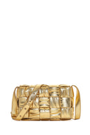 Women's Gold Long Strap Crossbody Bag | Derimod Women's Gold Long Strap Crossbody Bag | Derimod