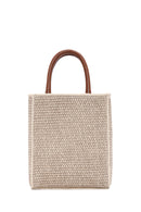 Women's Beige Long Strap Straw Crossbody Bag | Derimod Women's Beige Long Strap Straw Crossbody Bag | Derimod