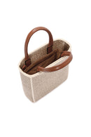Women's Beige Long Strap Straw Crossbody Bag | Derimod Women's Beige Long Strap Straw Crossbody Bag | Derimod
