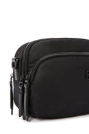 Women's Black Long Strap Fabric Crossbody Bag | Derimod Women's Black Long Strap Fabric Crossbody Bag | Derimod