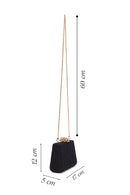 Women's Black Long Chain Strap Clutch Bag | Derimod Women's Black Long Chain Strap Clutch Bag | Derimod